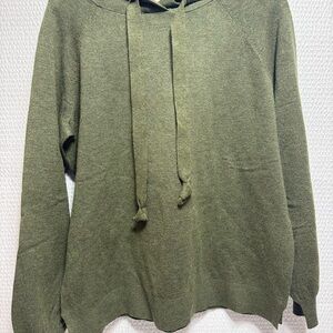 LOFT Dark Green Knit Sweater